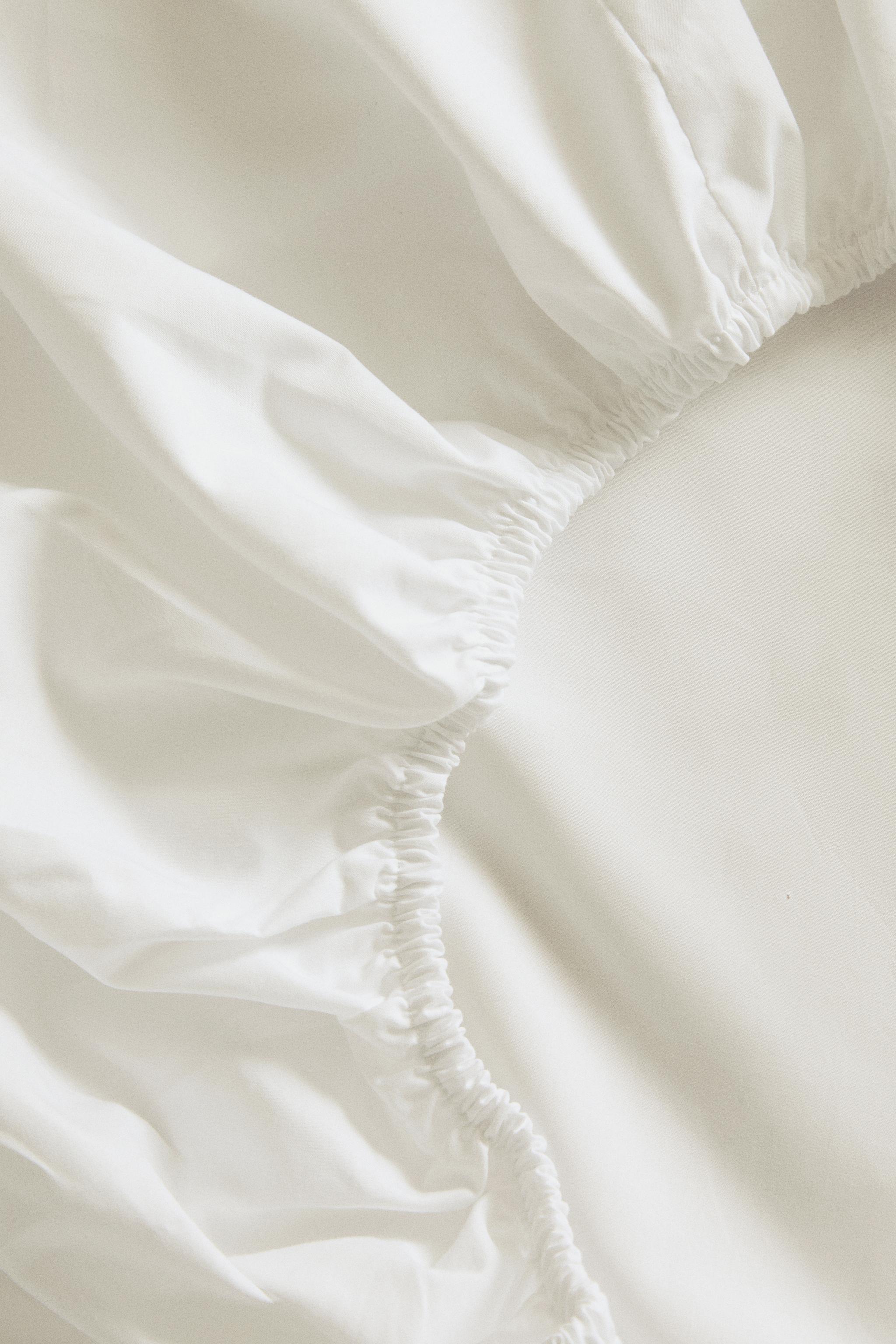PERCALE COTTON FITTED SHEET | 11.8" THICK (500 THREAD COUNT)